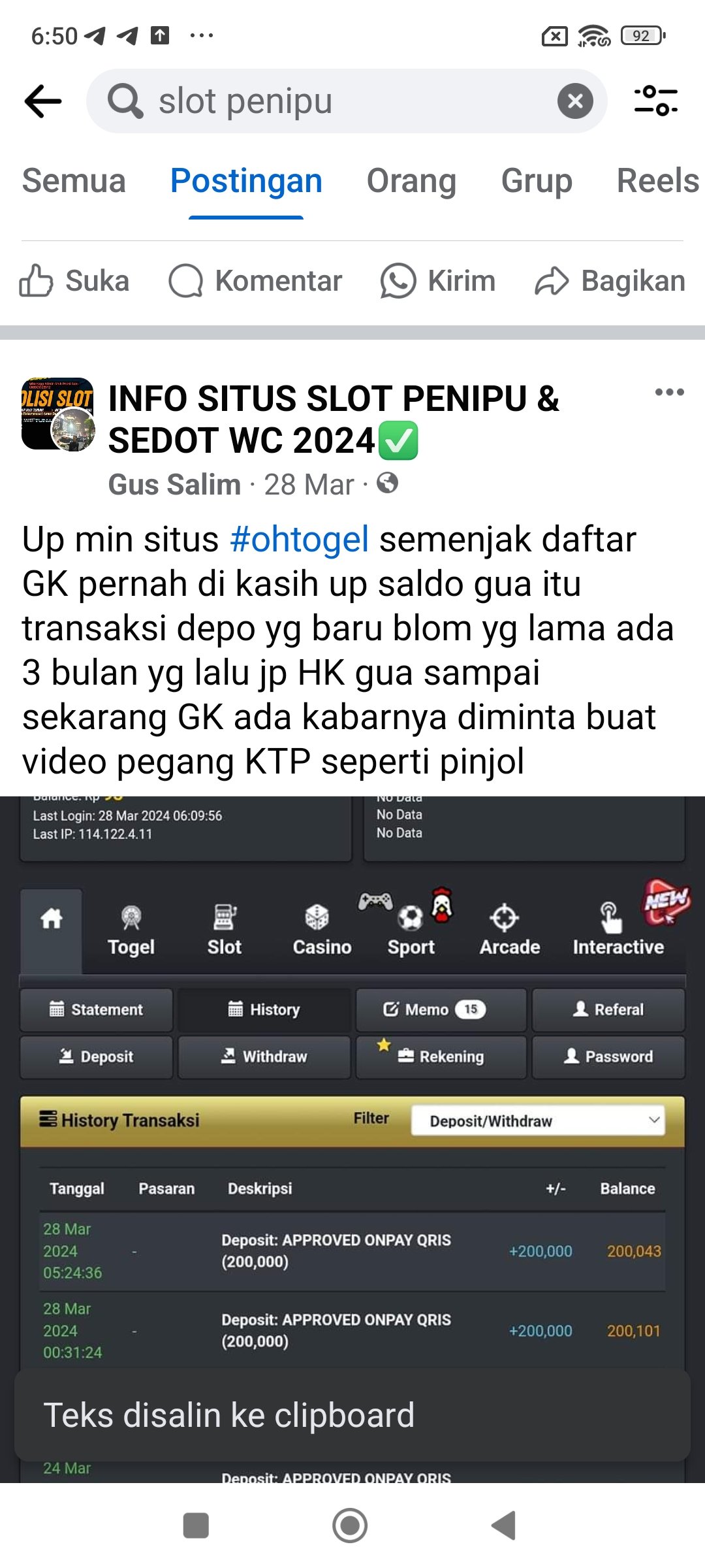 ohtogel scammer